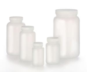 Water sampling bottles, HDPE, wide-mouth