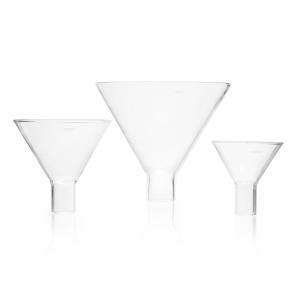 Powder funnels, glass