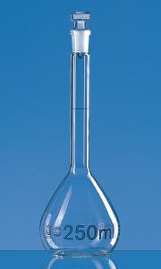 Volumetric flasks, Class A, glass stopper