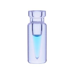 Flacon en verre transparent, sans bouchon, 0,1&nbsp;ml