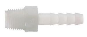 Masterflex® Adapter Fittings, Hose Barb to Male NPT Threaded, Straight, Nylon, Avantor®