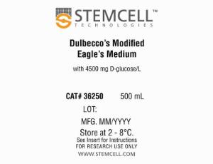 DMEM with 4500 mg/L D-Glucose