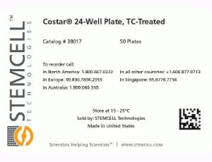 Costar® 24-well flat-bottom plate, tissue culture-treated