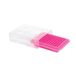 PCR cooler 96 well, pink