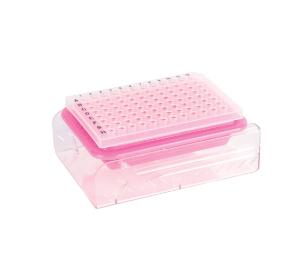 PCR cooler 96 well, pink