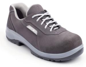 ESD safety shoes for ladies, lace-up, New Charcoal