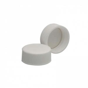 White polypropylene screw cap