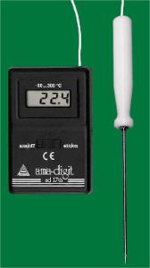 Electronic precision thermometer for foodstuff