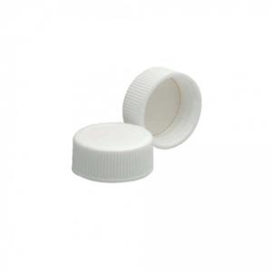 White polypropylene screw cap