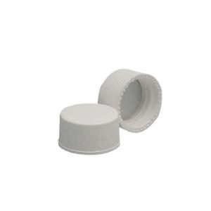 White polypropylene screw cap