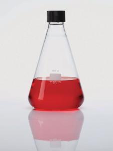 Erlenmeyer flask with screw cap, WHEATON®