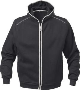 Sweat jacket with hood, Edge 7395 SE