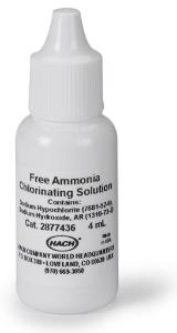 Free ammonia chlorinating solution, SCDB