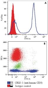 Anti-CD5 Mouse Monoclonal Antibody [clone: CRIS1]