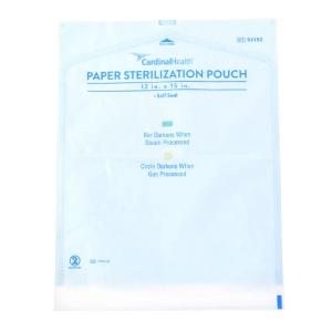 Sterilisation pouches, self-seal