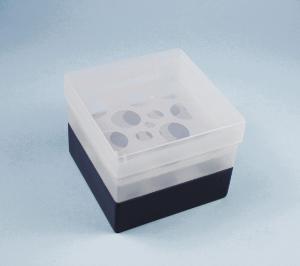 Box with 10 cavities for 30/40 ml EPA vials