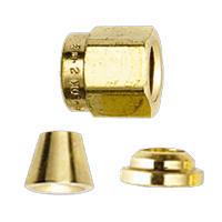 Fittings, brass and stainless steel, Parker®