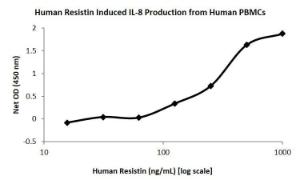 Human recombinant resistin (from <i>E. coli</i>)