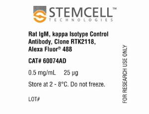 Rat IgM, kappa Isotype control antibody, spectrum RTK2118, Alexa Fluor® 488