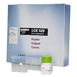 Test kits, photométrique, Cuivre, traces, cuvettes test LCK