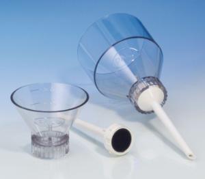 Funnels for vacuum filtration