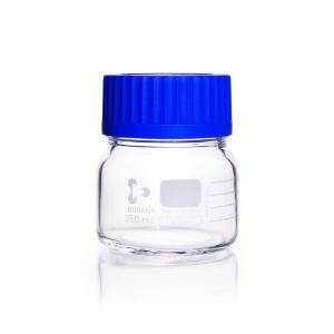 Bottles, wide neck, clear, with GLS 80® thread