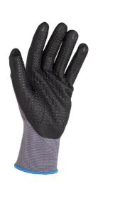 Cut protection gloves, PU coating, gray/black