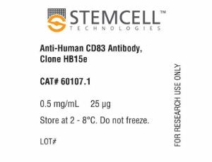 Anti-human CD83 antibody, spectrum HB15e