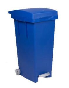 Recycling bin, blue