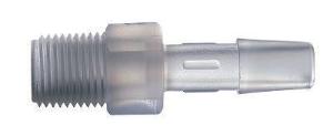 Masterflex® Adapter Fittings, Hose Barb to Male NPT Threaded, Straight, Nylon, Avantor®