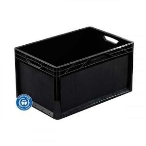 Open handle PP recycled euro container