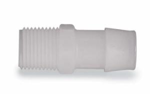 Masterflex® Adapter Fittings, Hosebarb to NPT(M), Straight, Polyproylene, Avantor®