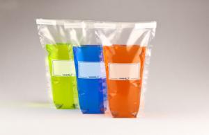 Self-standing sample bags