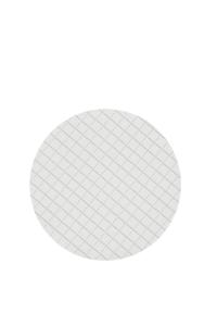 White membrane with black grid