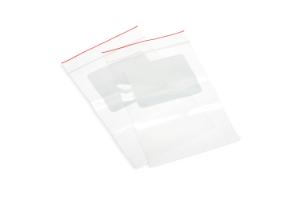 Plastic resealable storage bag, 102×152 mm