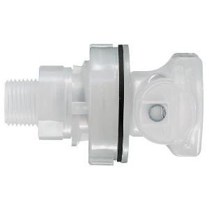 CPC® ChemQuik® Quick-Disconnect Fittings, Panel-Mount Coupling Bodies