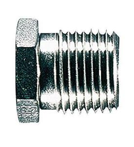 Masterflex® Plug Fittings, Male NPT Threaded, Straight, Avantor®