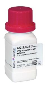 IPTG (Isopropyl-β-D-thiogalactopyranoside) (from plant origin galactose) ≥99.5% (par HPLC) sans dioxanne