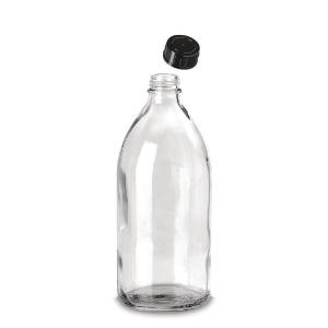 Reagent bottle, narrow neck, clear glass