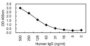 Sandwich ELISA using KT48 coated plate and HRP conjugated KT47